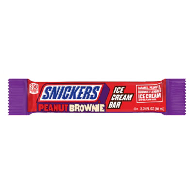 Snickers Peanut Brownie Ice Cream Singles - 2.7 FZ - Image 3