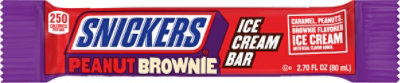 Snickers Peanut Brownie Ice Cream Singles - 2.7 FZ - Image 2