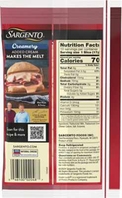 Sargento Creamery Sliced Baby Swiss Natural Cheese 10 Count - 6 Oz - Image 5