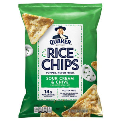 Quaker Rice Chips Sour Cream & Chive - 5.5 OZ - Image 3