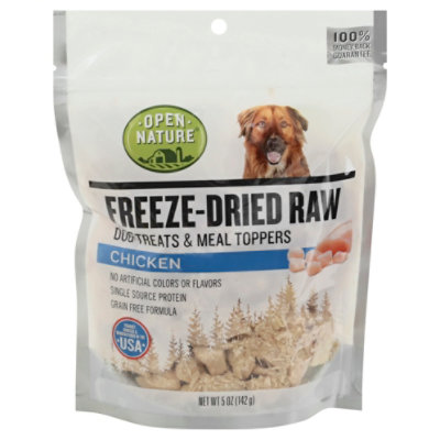 Open Nature Freeze Dried Chicken Dog Treats - 5 OZ