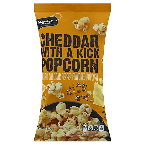 Signature Select Popcorn Cheddar With A Kick - 5.35 OZ