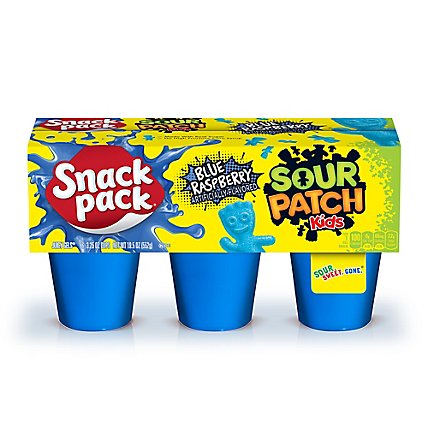 Snack Pack Sour Patch Kids Juicy Gels Blue Raspberry - 6-3.25 - Image 2