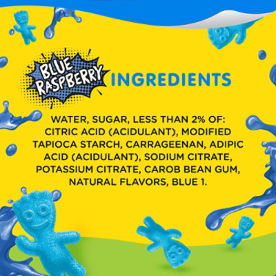 Snack Pack Sour Patch Kids Blue Raspberry Flavored Juicy Gels - 6-3.25 Oz - Image 5