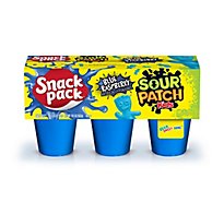 Snack Pack Sour Patch Kids Juicy Gels Blue Raspberry - 6-3.25