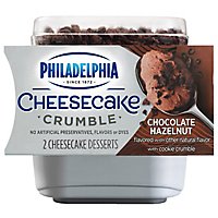 Philadelphia Cheesecake Crumble Chocolate Hazelnut with Graham Crumble Pack - 2 Count - Image 1