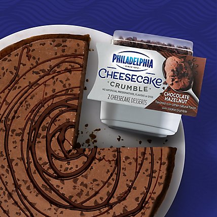Philadelphia Cheesecake Crumble Chocolate Hazelnut with Graham Crumble Pack - 2 Count - Image 6