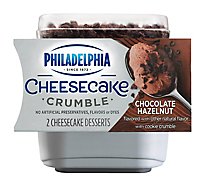 Philadelphia Cheesecake Crumble Chocolate Hazelnut with Graham Crumble Pack - 2 Count