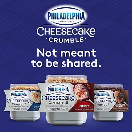 Philadelphia Cheesecake Crumble Cherry Cheesecake Desserts with Graham Crumble - 2 Count - Image 7