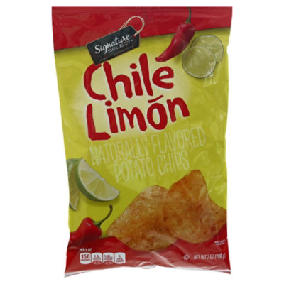 Signature Select Potato Chips Chili Limon - 7 OZ