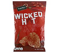 Signature Select Potato Chips Wicked Hot - 7 OZ