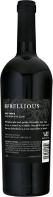 Rebellious California Red Blend Wine - 750 ML - Image 4