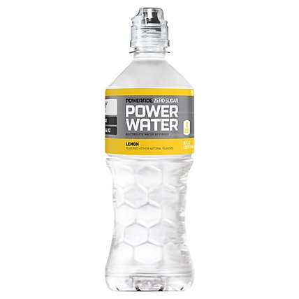 Powerade Zero Sugar Power Water Lemon Bottle - 16.9 FZ - Image 2