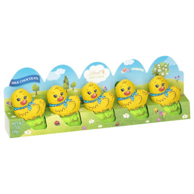 Lindt Mini Chicks Easter Milk Chocolate Candy 5 Pack Box - 1.7 Oz - Image 1