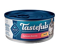 BLUE Tastefuls Adult Cat Salmon Entree Pate - 5.5 Oz