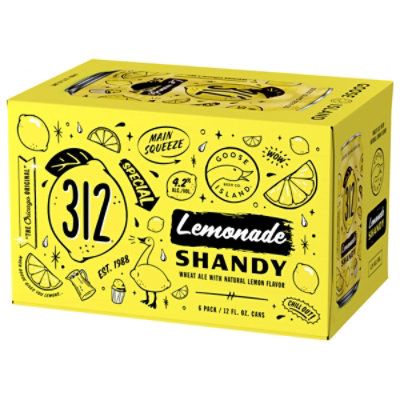 Goose Island 312 Lemonade Shandy Wheat Ale Cans - 6-12 Fl. Oz. - Image 3