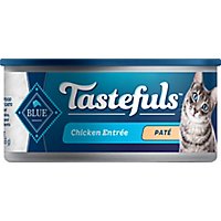 Blue Tastefuls Natural Pate Chicken Entree Wet Cat Food Can - 5.5 Oz - Image 2