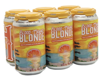 Blood Orange Blonde Ale In Cans - 6-12 FZ - Image 1