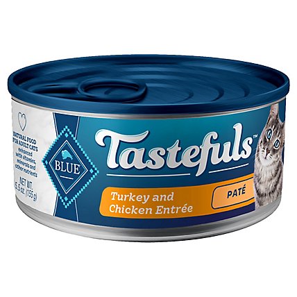 Blue Buffalo Tasteful Cat Food Turkey & Chicken Pate - 5.5 OZ - Image 3