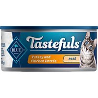 Blue Buffalo Tasteful Cat Food Turkey & Chicken Pate - 5.5 OZ - Image 2