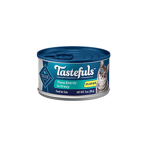 BLUE Tastefuls Adult Cat Tuna Entree In Gravy Flaked - 3 Oz