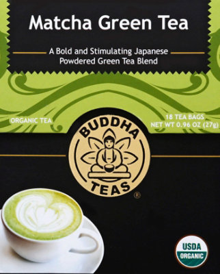 Buddha Teas Green Tea Matcha - 18 CT - Image 2