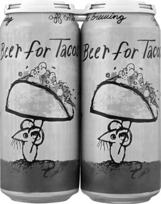 Off Color Beer For Taco In Cans - 4-16 FZ - Image 2