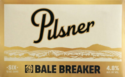 Bale Breaker Pilsner 6/12 In Cans - 6-12 FZ - Image 2