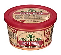 Pine River Cheese Spread Port Wine - 8 OZ