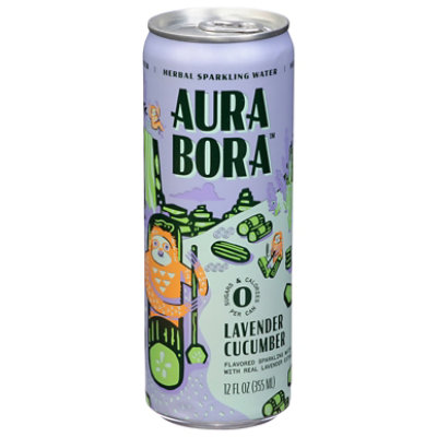 Aura Bora Sparkling  Water Lavendr Ccmbr - 12 FZ - Image 1