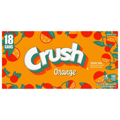 Crush Orange Soda 18pk - 18-12 FZ - vons