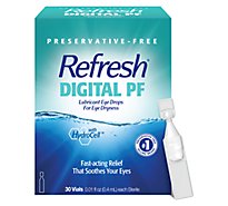 Refresh Digital Preservative Free Non Preserved Tears Lubricant Eye Drops 30 Count - 0.01 Fl. Oz.