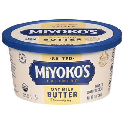 Miyoko's Creamery Salted Oat Milk Butter - 12 Oz - Image 1