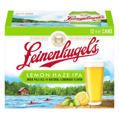 Leinenkugel's Craft Beer Ipa Lemon Haze 4.9% ABV Cans - 12-12 Fl. Oz. - Image 3