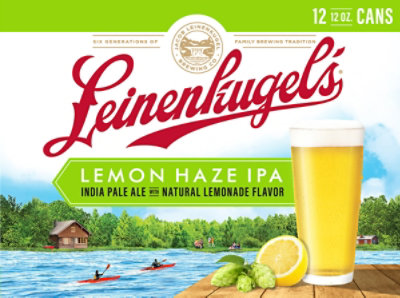 Leinenkugel's Craft Beer Ipa Lemon Haze 4.9% ABV Cans - 12-12 Fl. Oz. - Image 6