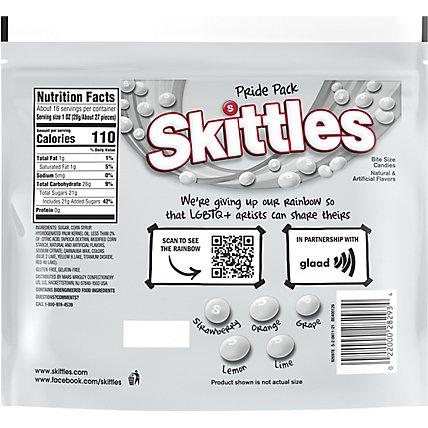 Skittles Original Limited Edition Chewy Candy Pride Pack Sharing Size - 15.6 Oz - Image 6