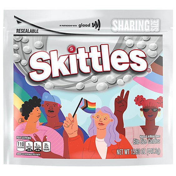 Skittles Original Limited Edition Chewy Candy Pride Pack Sharing Size - 15.6 Oz