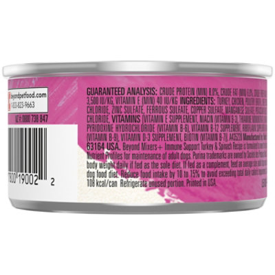 Beyond Dog Food Mixers Immune Support Turkey Spinach - 3 Oz - Image 6