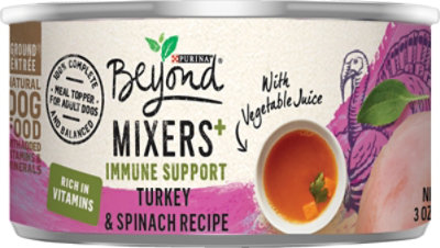 Beyond Dog Food Mixers Immune Support Turkey Spinach - 3 Oz - Image 2