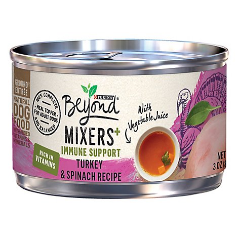 Beyond Dog Food Mixers Immune Support Turkey Spinach - 3 Oz
