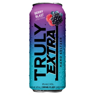 Truly Extra Hard Seltzer Berry Blast 8% ABV In Can - 16 Fl. Oz. - Image 3