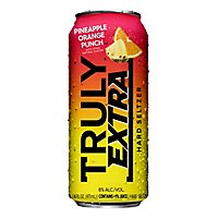 Truly Extra Hard Seltzer Peach Mango 8% ABV Spiked & Sparkling Water - 16 Fl. Oz. - Image 2