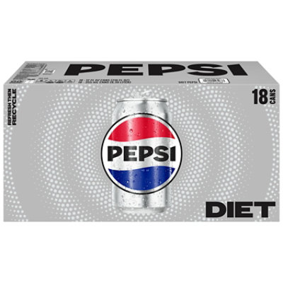 Diet Pepsi Soda Classic Cola Pack - 18-12 Fl. Oz. - Image 3