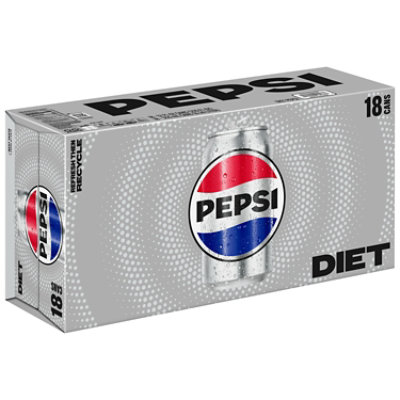 Diet Pepsi Soda Classic Cola Pack - 18-12 Fl. Oz. - Image 2