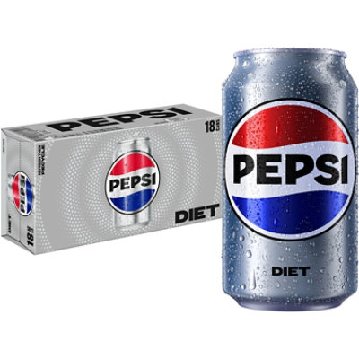 Diet Pepsi Soda Classic Cola Pack - 18-12 Fl. Oz. - Image 1