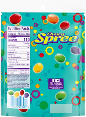 Spree Chewy Candy Dulce - 12 Oz - Image 6