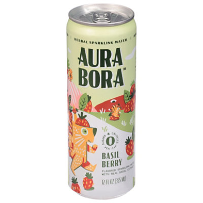 Aura Bora Water Sparkling Basil Berry - 12 FZ - Image 3