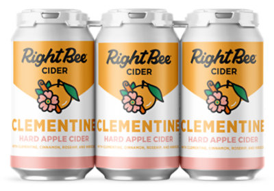 Right Bee Cider Clementine Btl - 6-12 FZ - Image 1