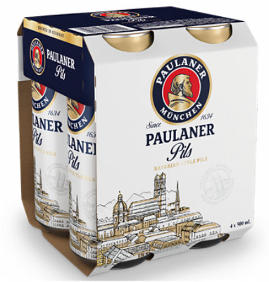 Paulaner Pils In Cans - 4-16.9 FZ - Image 1