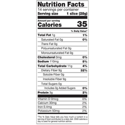 Aunt Millies Live Carb Smart 5 Seed Bread - 14 OZ - Image 4